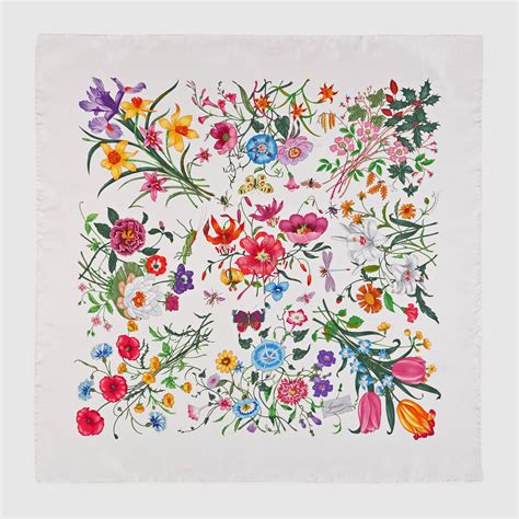 gucci flora scarf grace|buy Gucci scarf online.